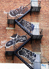 Bowery staircase